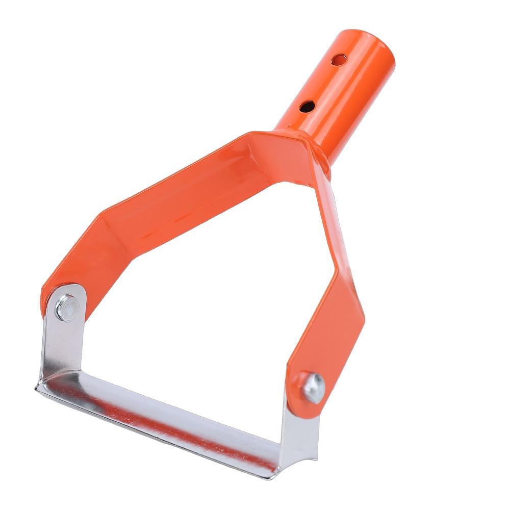 Orange Garden Hoe Carbon Steel Loop Hoe Efficient Hoe Replacement Head Gardening