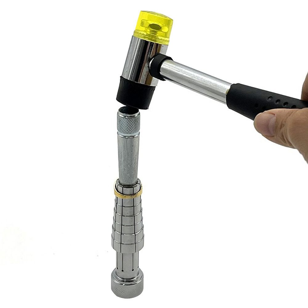 Plastic and Rubber Hammer Finger Ring Size Adjuster Wedding Band Ring Extender  Ring Sizer Kit