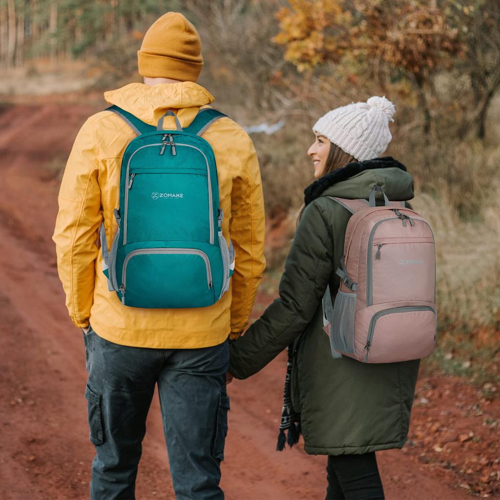 Foldable Large Outdoor Mountain Climbing [ZOMAKE] Backpack, 30L, Capacity, Pocketable, Lightweight, Waterproof, Compact, Backpack, Backpack, Travel,