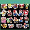 100 шт. Super Mario Bros Принцесса Кавайные Стикеры-Заметки Прочные Водонепроницаемые Коллекция