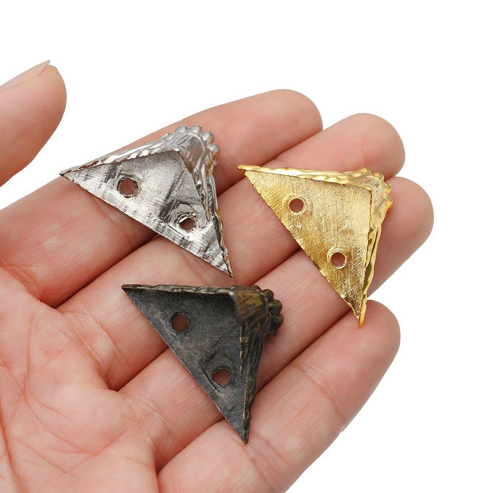 Crafts DIY Furniture Hardware Case Metal Corner Brackets Antique Bronze Box Decor Corner Protector