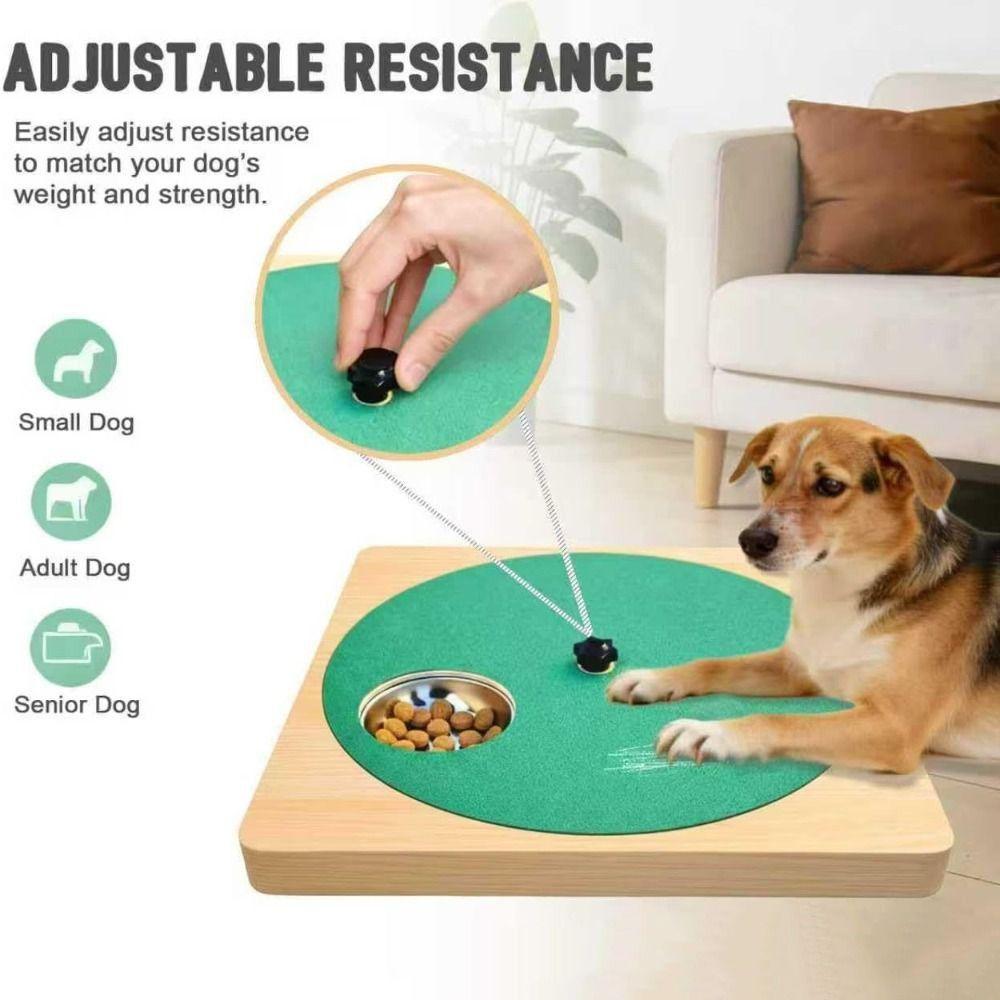Wear-resistant Dog Nail Scratch Board 360° Rotating Dog Slow Food Toys Pet Grooming