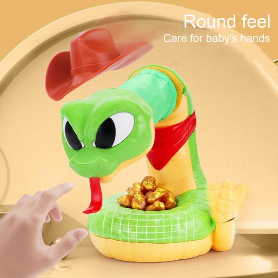 Электрическая игрушка-гремучая змея для взаимодействия родителей и детей. Игра-змея Rattle Robber. Хитрая игра-змея.