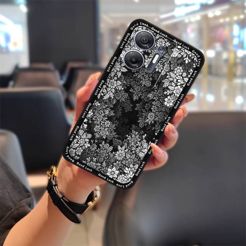 Защитный Прочный Чехол для Телефона Для infinix Hot30 5G/X6832 Противоударный Защитник Телефона Мягкий чехол Милый ТПУ Мультяшный Силиконовый