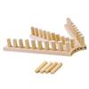 Wooden Loom Frame for DIY Throw Blankets Adjustable Size Chunky Portable Sturdy
