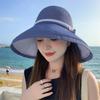 Hat Spring and Summer Women's Versatile Double-sided Bucket Hat Solid Color Big Eaves UV Protection Sun Hat Women's Summer Sun Protection