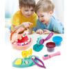 Dentist Pretend Plasticine Toy Role-play Game Realistic Toothbrush For Kids 3+