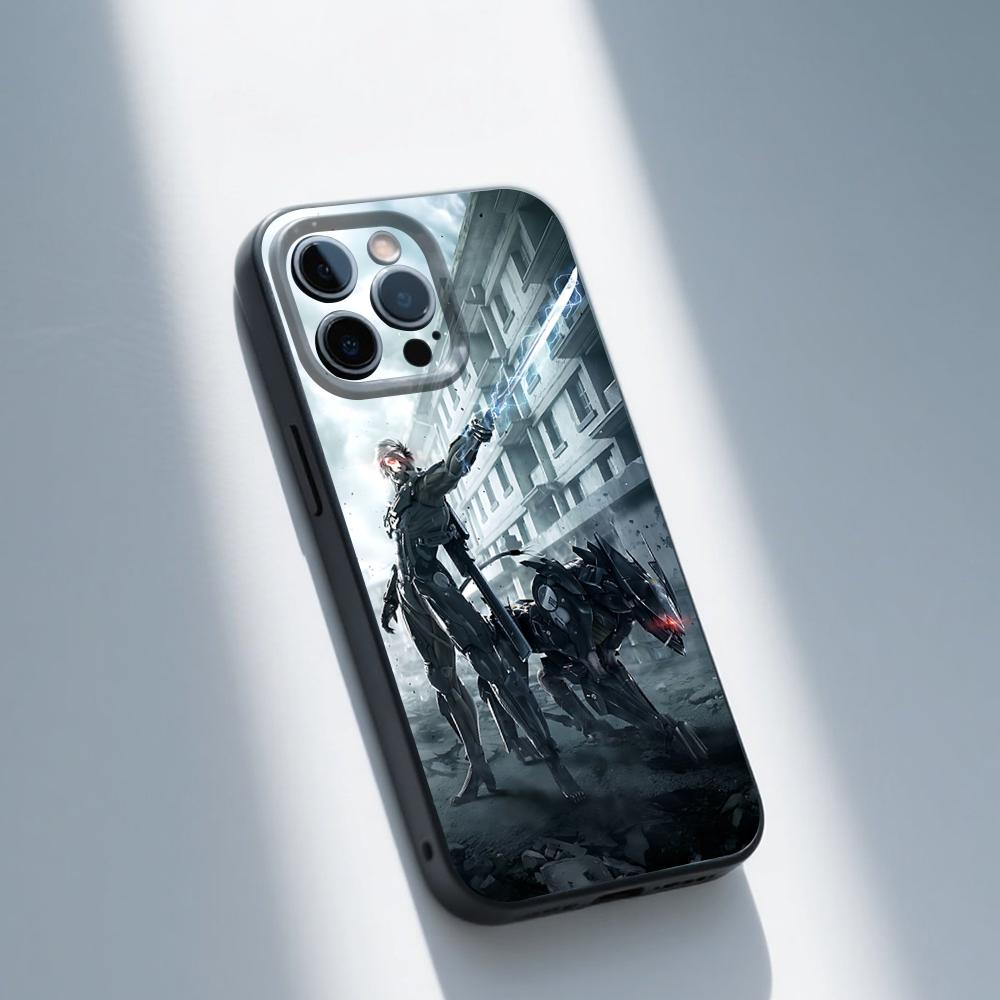 Чехол для телефона Raiden M-Metal G-Gear для iPhone 16,15,14,13,12,11,Pro,Max,Plus,X,XS,SE,E,Mini, Мягкий силиконовый черный чехол