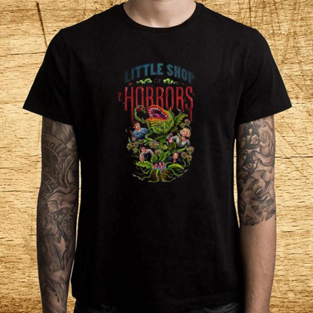 Little Shop of Horrors Retro Horror Movie Men's Black Size S-5XL