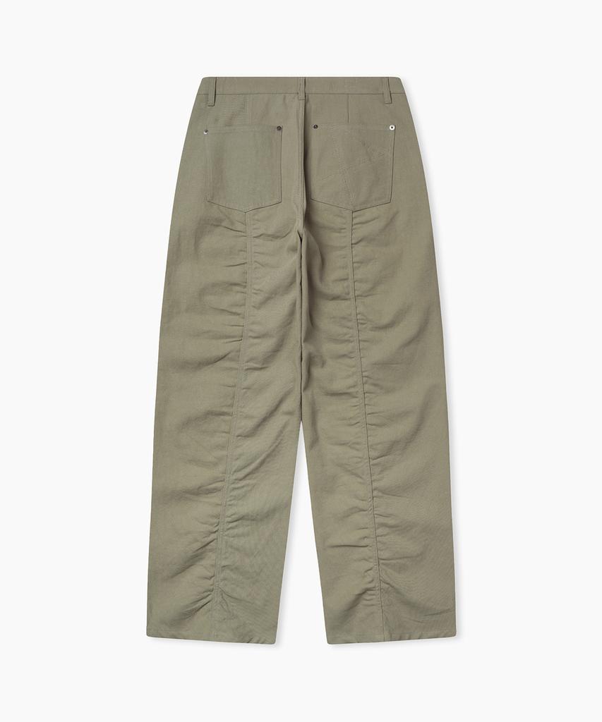 NAH MEET MY 4 Gathered Seam Pants