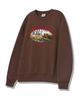 REBRENNER Dtf California Beach Sweatshirt White Melange