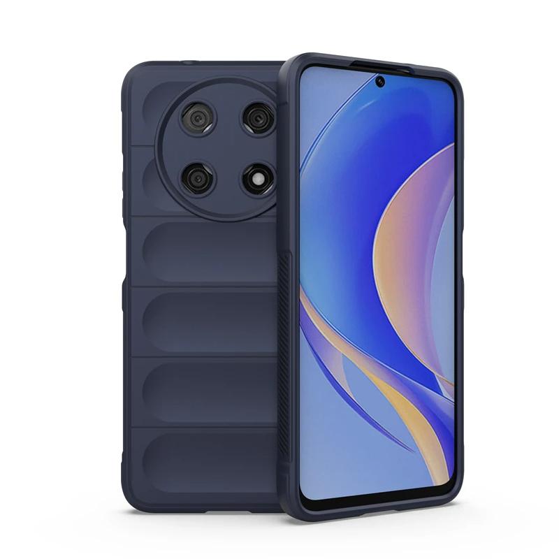 Чехол для Huawei Nova Y90 Y61 Y70 Plus 4g задняя крышка чехол противоударный бронированный телефон чехлы жидкий силикон анти-падение Funda Coque