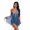 Нижнее белье для женщин с закрытием спереди Кружева Babydoll V-образным вырезом Сетчатое белье для сна