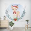 Рождественский Новый год Сани Лося Гобелен Гостиная Диван Домашний Декор Рождественский Подарок