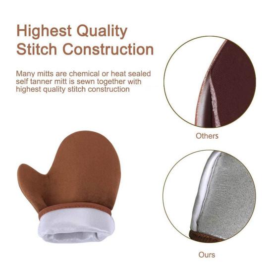 Аппликатор для автозагара Перчатки для мини-загара с водонепроницаемым слоем Перчатки для аппликатора автозагара