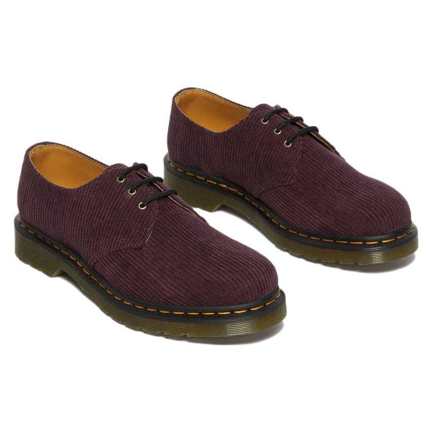 Доктор. Martens Ботинки на шнуровке с круглым носком, низкие, повседневные, кроссовки унисекс, бордовый 27770601