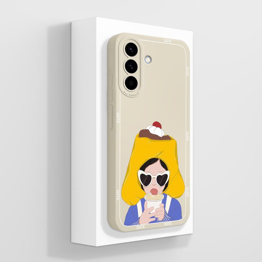 Мягкий чехол для Samsung A57 A37 A27 Пухлые котики Защита камеры Премиальная задняя крышка телефона для Galaxy A 27 5G Мягкий силиконовый бампер
