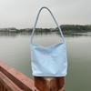 Portable Tote Bag Going Out High-Value Summer Bag Bucket Bag Macaron Color Shoulder Underarm Bag