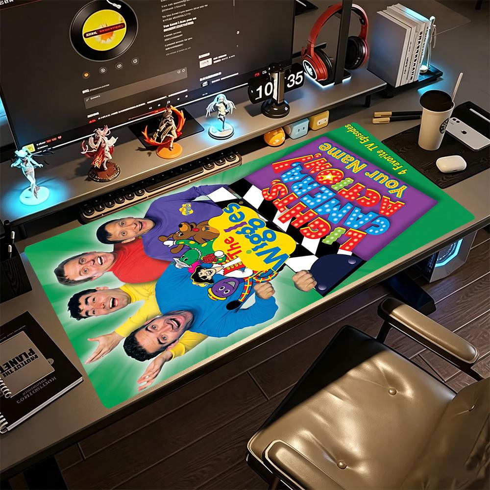 Wiggles Customizable Name Mouse Pad Keyboard Mat Ultra-Long Desk Mat Non-Slip Rubber Base Perfect Gift for Gamers