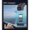 2K 4G 3-дюймовый видеорегистратор с двумя камерами, записью, Wi-Fi, GPS-трекингом, удаленной проверкой видео в реальном времени на телефоне, питание 12-24 В, автомобильная камера