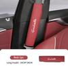 Car Seat Belt Shoulder Cover Leather Shoulder Protector Pad For Alfa Romeo 159 Giulietta 156 147 Giulia Mito GT Stelvio Spider ert853