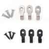 10Pcs Stainless Steel Items Key Rack J-shaped Wall Punching Hook New Mini Single Hook