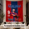 Custom Text Tapestry Erling Haaland Print Wall Tapestry Indoor Living Room Wall Decor