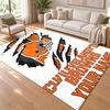 Cleveland Browns Custom Name Personalized Rug Non‑Slip Doormat Floor Carpet Housewarming Birthday Gift for Family Friends