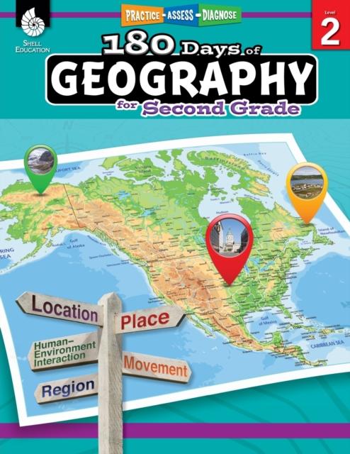 Книга 180 Days of Geography for Second Grade : Practice, Assess, Diagnose