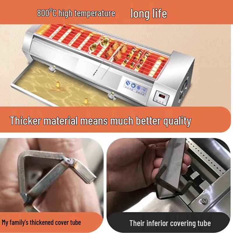 RSRDDY Commercial Smokeless LPG BBQ Grill