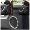 Car Side Door Speaker Audio Sound Loudspeaker Frame Cover Trim For Land Rover Discovery Sport 2015 -  ABS Matte Accessories