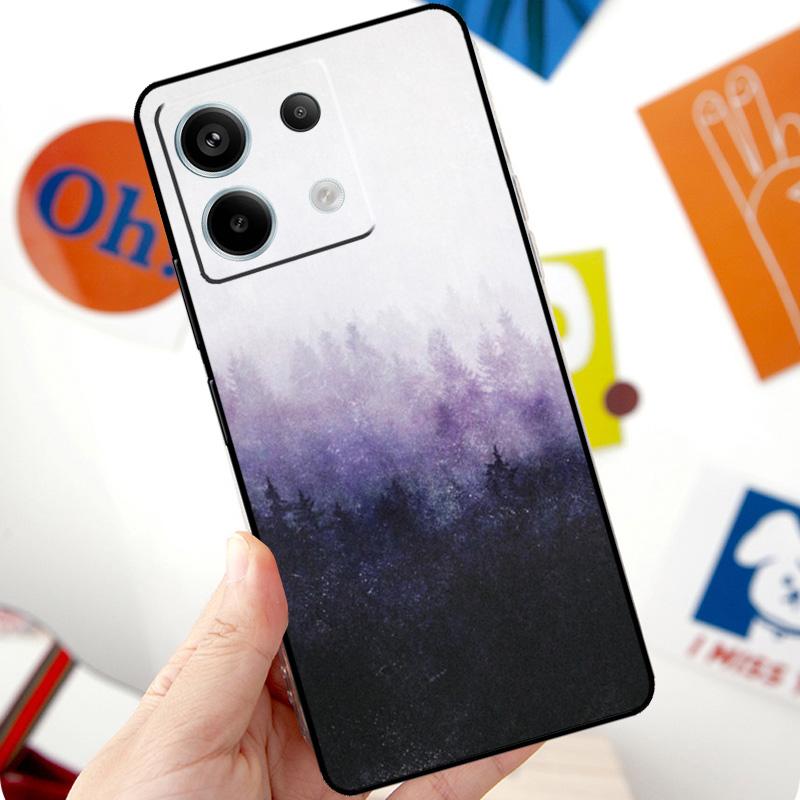Чехол с узором «Лес и Облака» для Xiaomi Redmi Note 11 10 12 13 14 Pro 10S 11S 12S Чехол для Redmi 15 10C 13C 12C 14C
