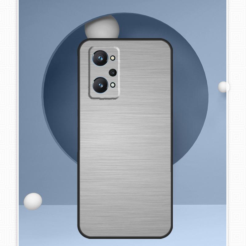 Стальная печать с текстурой шлифованного металла Для Realme C55 C33 C30 C21Y 10 Pro Plus GT Neo 5 3 3T Чехол Для OnePlus 11 10 Pro Nord 2 2T