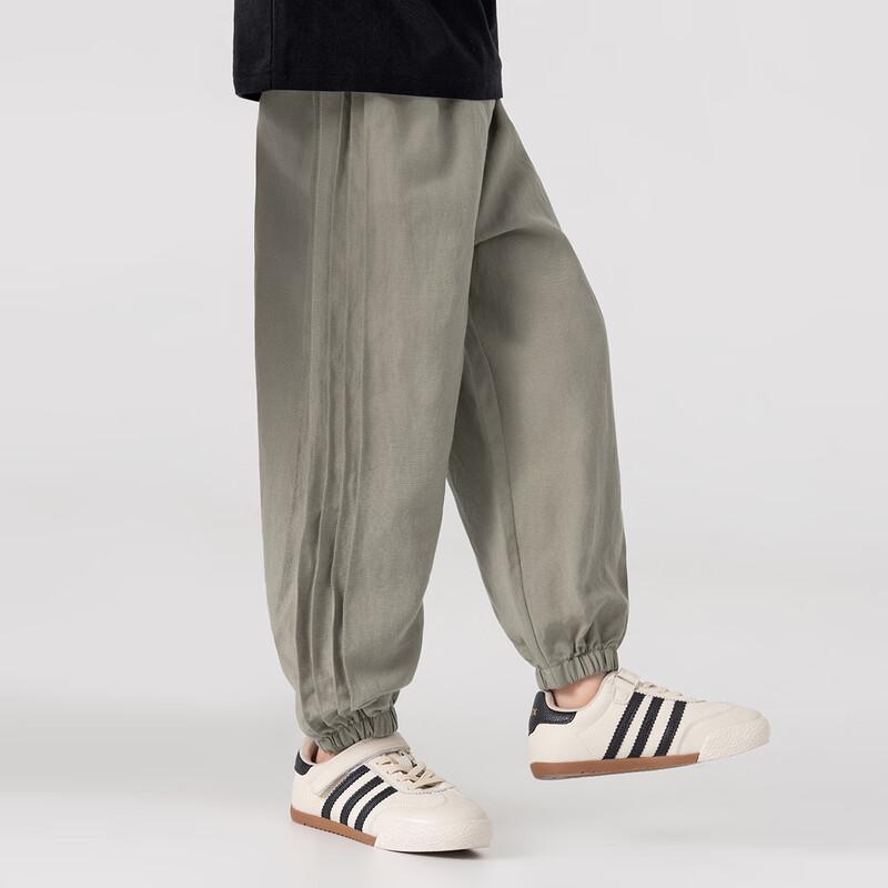 Boys' Breathable Lyocell Linen Anti-Mosquito Jogger Pants