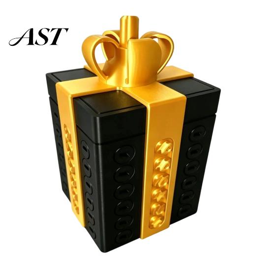 Novelty Surprising Box for Parties Annoying Prank Puzzle Gift Box, 3D Printed Reusable Cash & Card Unique Small Item Storage Holder, Hilarious