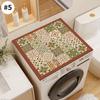 Washing Machine Dust Cover Waterproof Oven Microwave Refrigerator Fridge Top Protector Mat Coffee Drain Pad Table Placemat