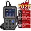 Check Engine System OBD2 Code Reader Car Diagnostic Tool Multi-language Fault Code Scanner Battery Tester YM519 Clear/Erase Codes Code Reader