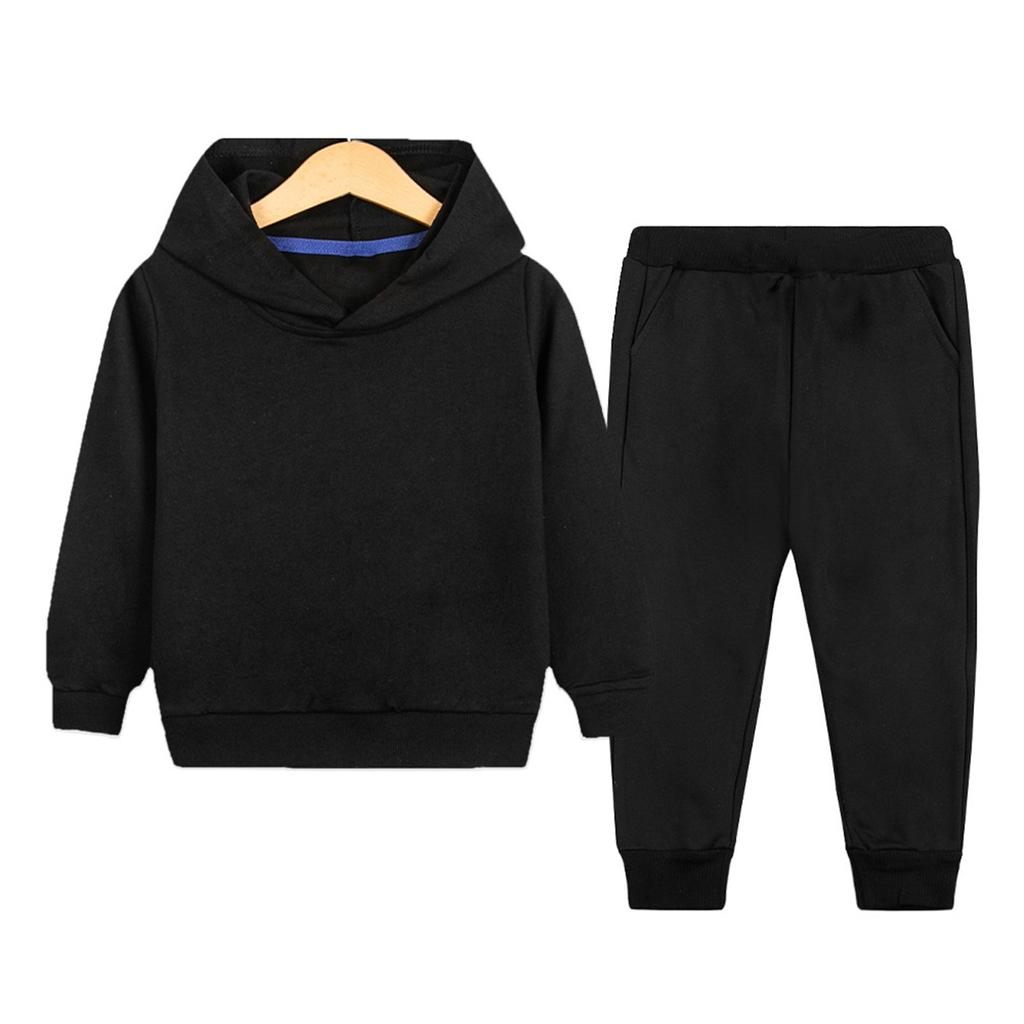 Children's Suit Boys And Girls Winter Long Sleeve  Hoodie Pants Sports Suit