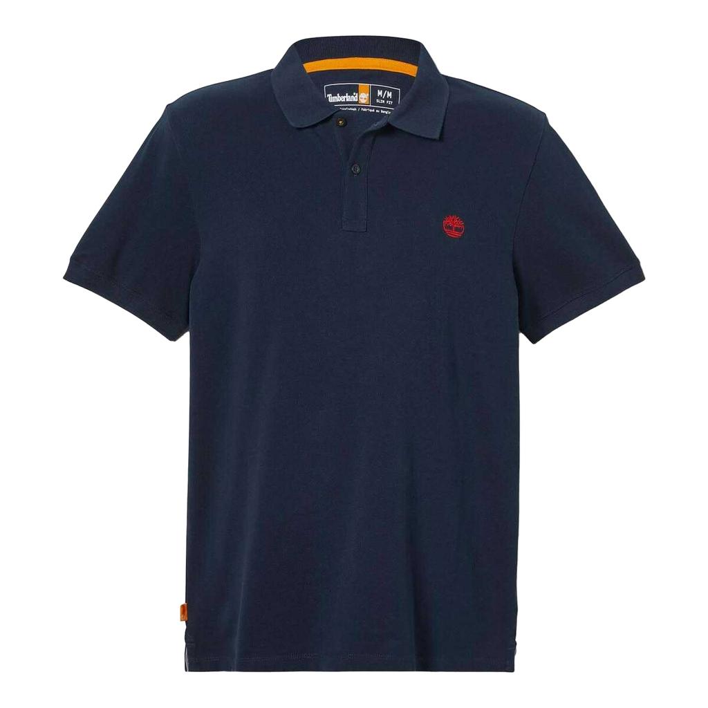 Timberland Mens Oyster River Logo Short-Sleeved Polo Shirt