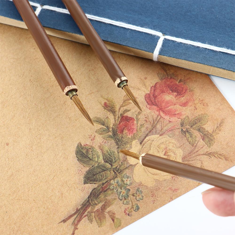 Metal Art Stationery Oil Painting Calligraphy Brush Brush Pen Hook Line Pen Paint Brush