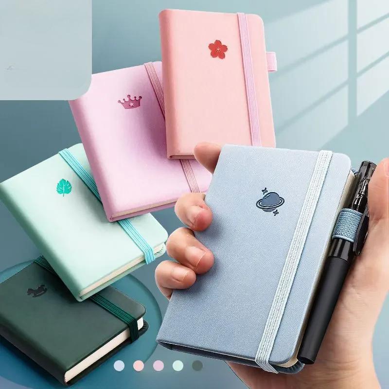 Мини A7 карманный блокнот ручной работы из кожи 100 листов блокнот портативный дорожный дневник планировщик расписание Kawaii школьные офисные принадлежности