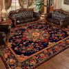 Персидский Ретро Ковер для Гостиной Декорация Дома Утолщенный Фланелевый Ковер для Зоны Дивана Ковры для Спальни Татами Нескользящий Напольный Коврик Бытовой