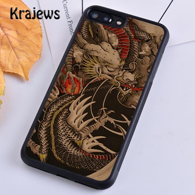 Krajews Японская маска Ханья Чехол для телефона Cover For iPhone 17 Air 16 15 14 plus 11 12 13 pro max Plus coque Shell Fundas