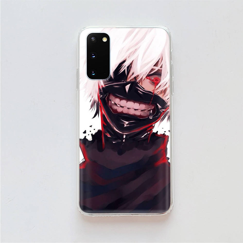 AD94 Tokyo Ghoul аниме прозрачный чехол для Samsung A04 A14 A23 A34 A54 M23 M33 M52 M53 Realme 10 9 C30S C35 C55 VIVO Y02 Y21 Y33S Y51 X80 V25 чехол