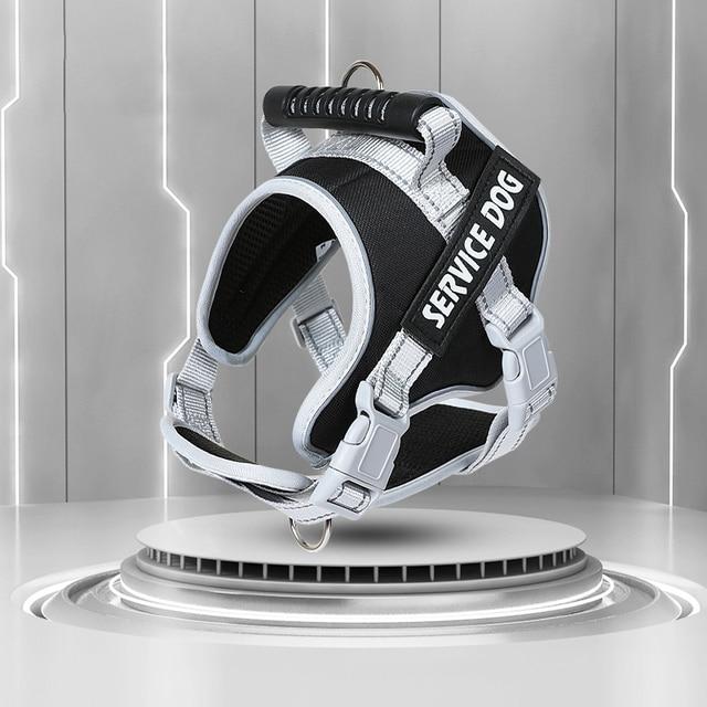 Шлейка для собак, жилет для лабрадора-ретривера, нагрудная одежда, веревка для средней и большой собаки, светоотражающая регулируемая одежда для прогулок на открытом воздухе, товары для домашних животных