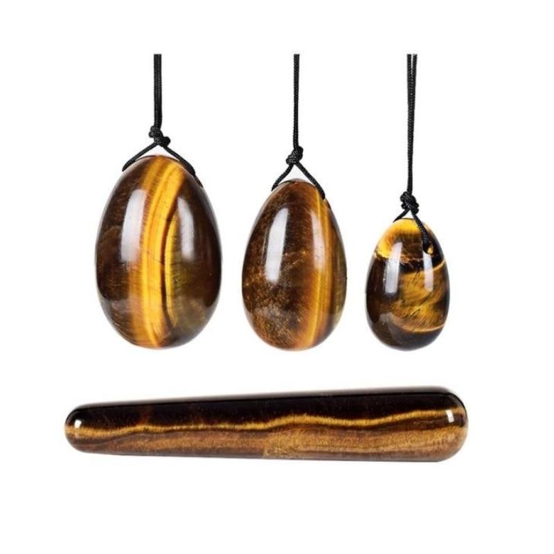 Yoni Egg Rose Quartz Jade Women Kegel Ben Wa Balls Crystal Kink Kegel Exercisers