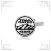 3D Metal Car Grille Emblem 4X4 TRAIL RATED Logo Body Sticker Auto Badge Decals Accessories
