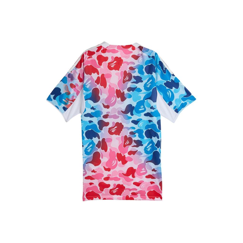 adidas X BAPE Футбольная майка Синяя Унисекс Топы KA0040
