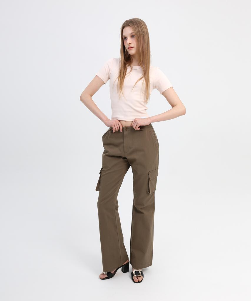 SLLOW GARMENTS Брюки-карго с разрезами