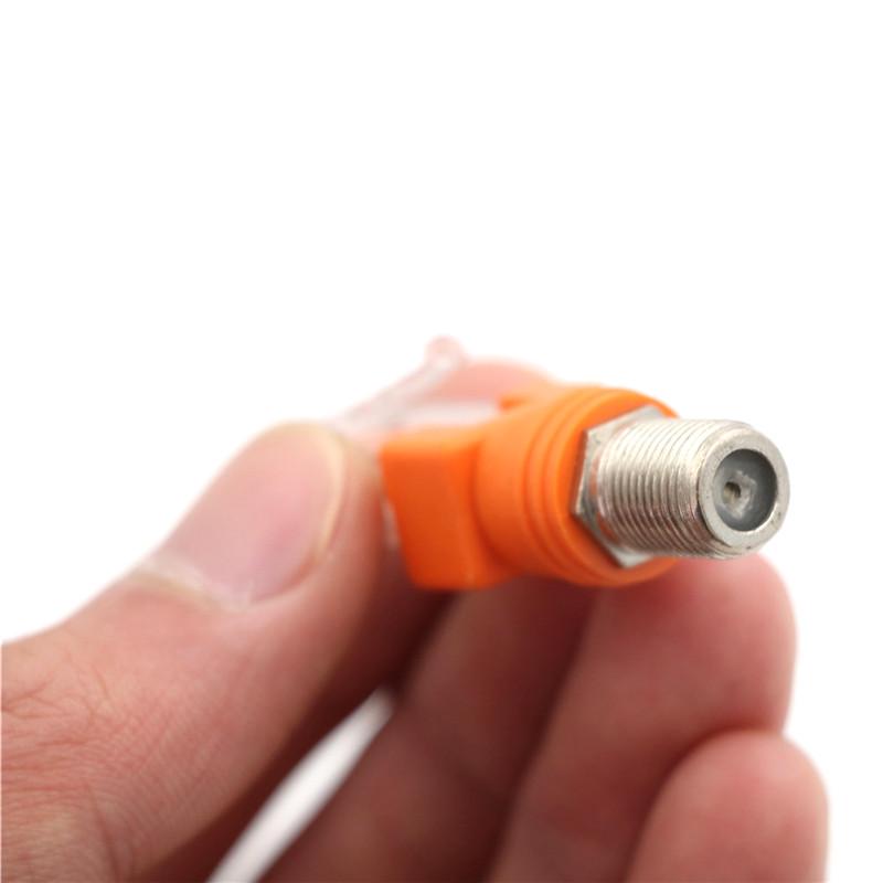 F-разъем (мама) на RJ45 (папа) Коаксиальный бочкообразный соединитель-адаптер RJ45 на RF-коннектор